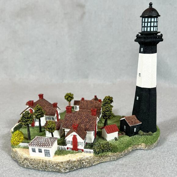 Vtg 1998 Harbor Lights Tybee Island Georgia #423 Lighthouse Collectible Signed - Picture 5 of 13